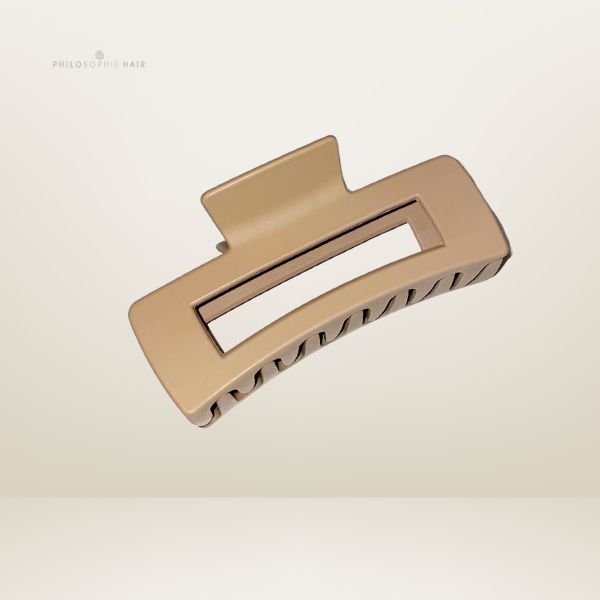 Medium Claw Clip - (24) Cafe Latte image