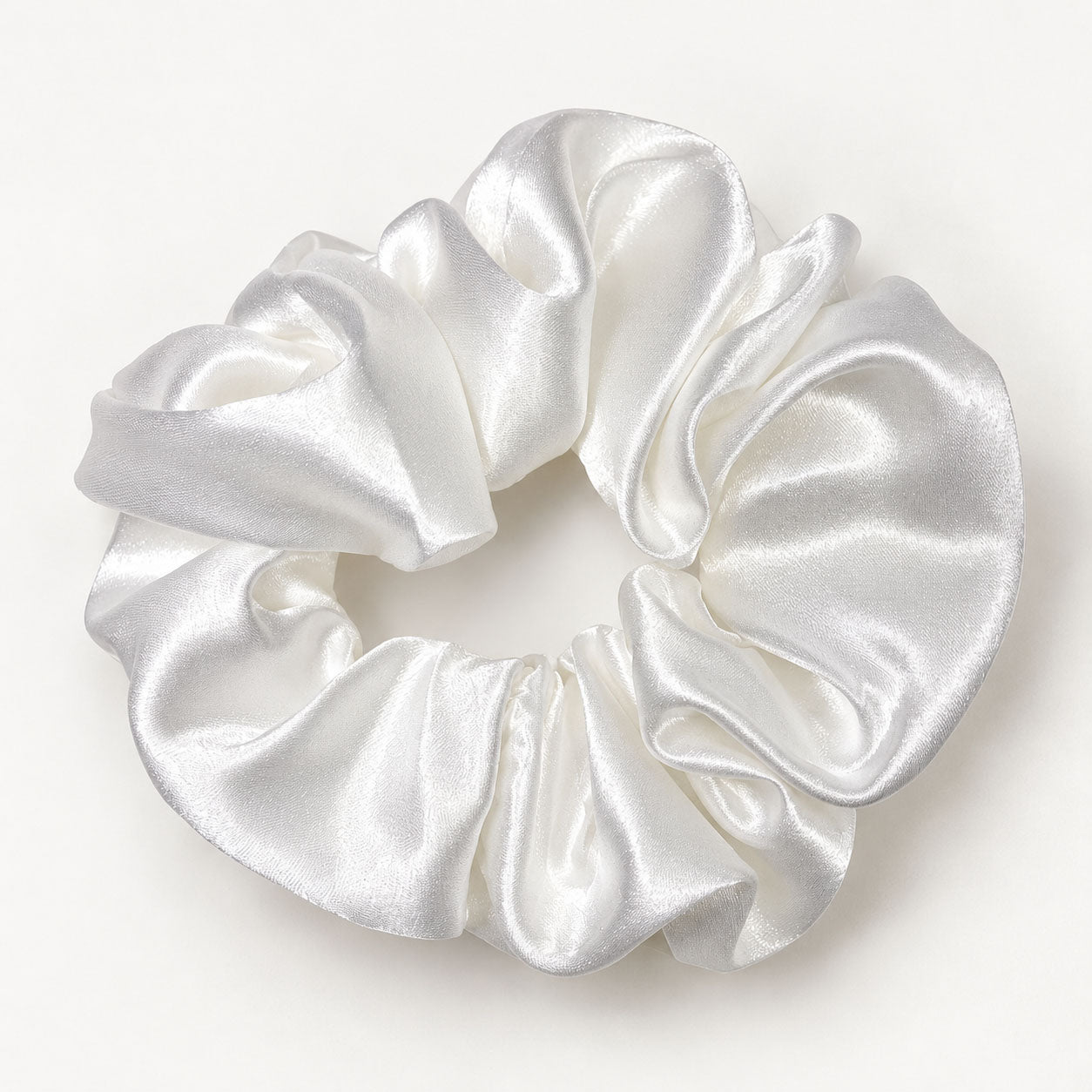 Faux Silk Finish Satin Scrunchie