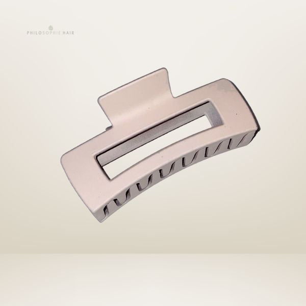 Medium Claw Clip - (12) Oatmeal image