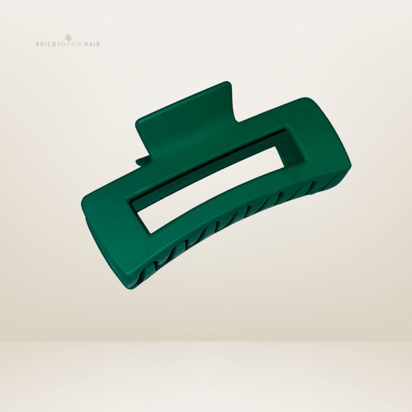 Medium Claw Clip - (27) Hunter Green image