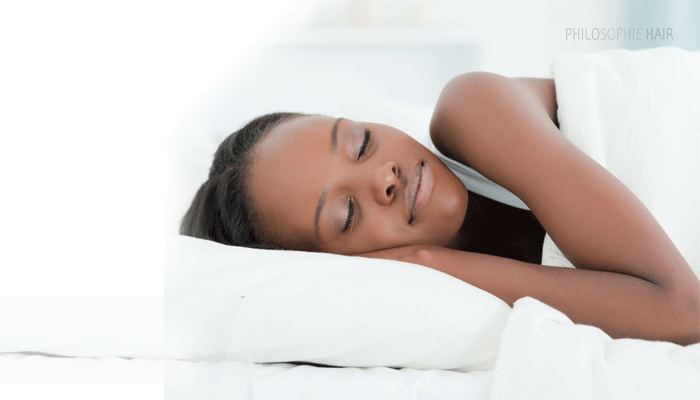 PhiloSophie Hair - Beautiful Black Woman Sleeping