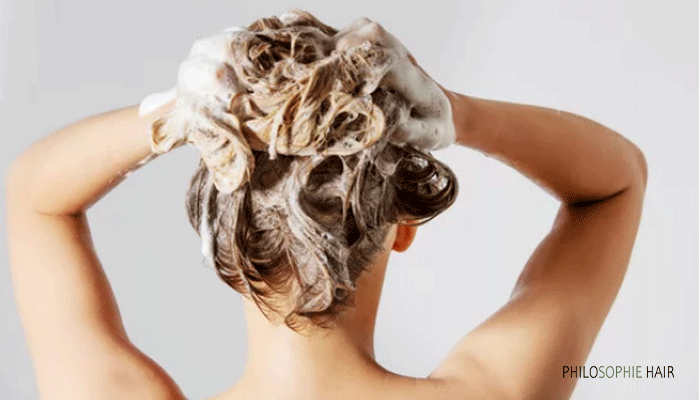 PhiloSophie Hair -Woman washing hair