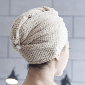 Girl With Hair Towel Wrap