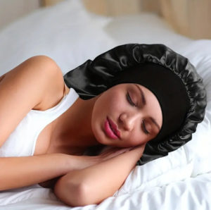 PhiloSophie Hair Black Sleeping Bonnet