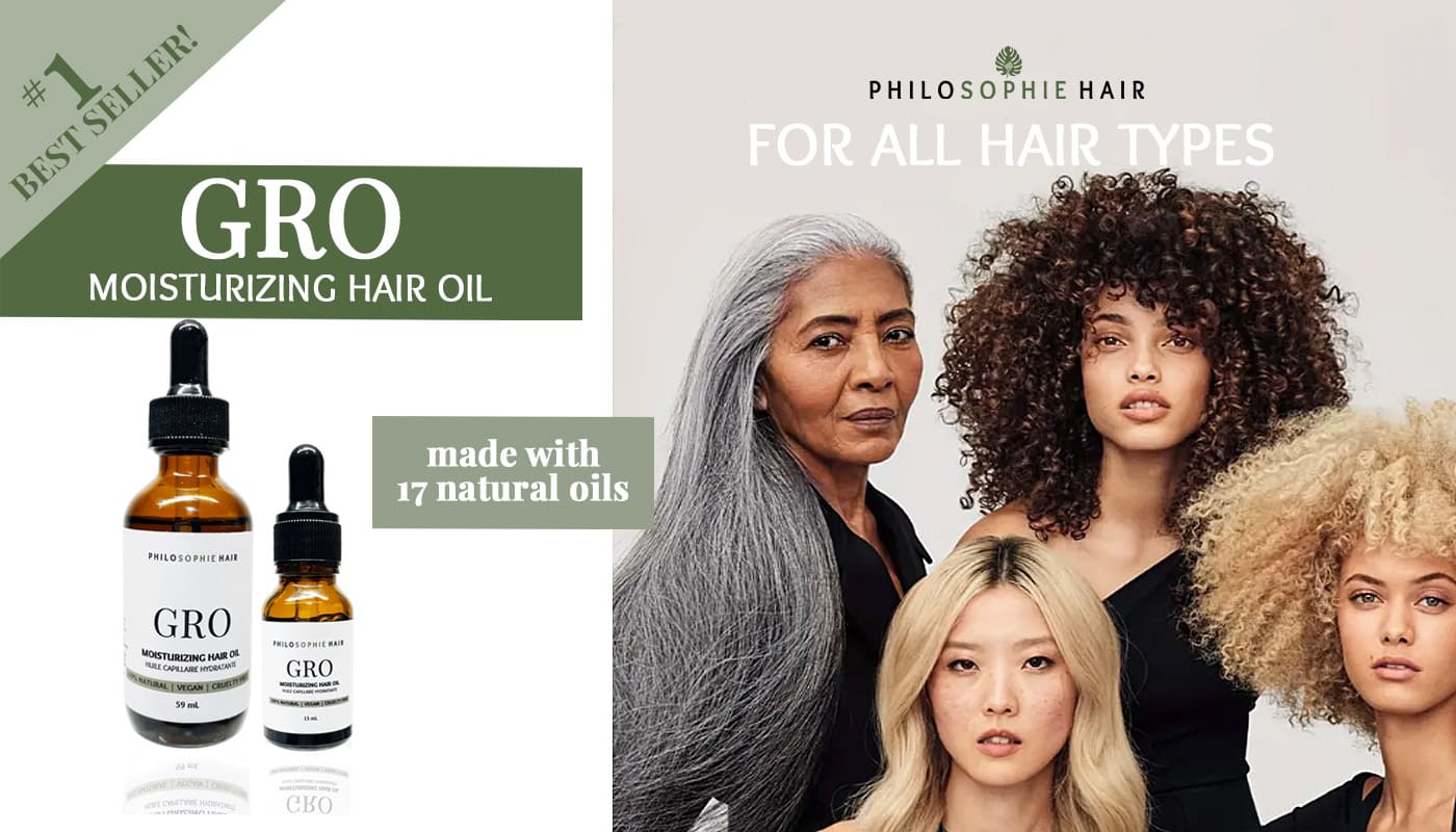 PhiloSophie Hair GRO - multiple ethnic women with healthy hair