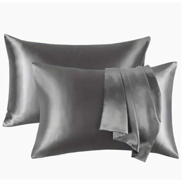 PhiloSophie Hair - Satin Pillow Case - Dark Gray