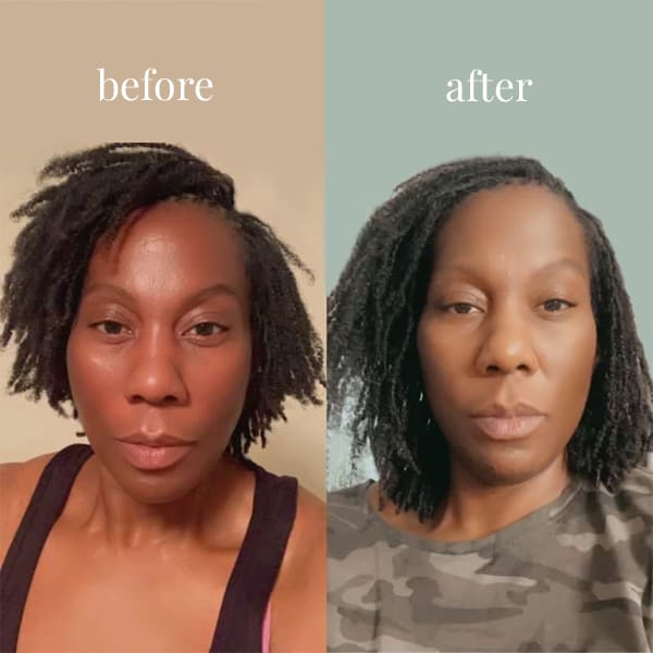 PhiloSophie Hair - Before and After shots of hair growth